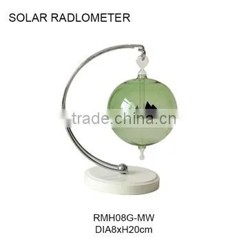 hanging amber crookes radiometer with metal stand RMH75165A-M1