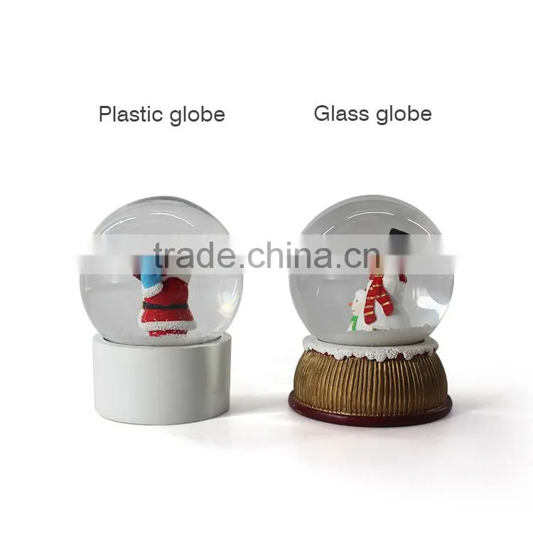 2015 cheapest christmas plastic water globe