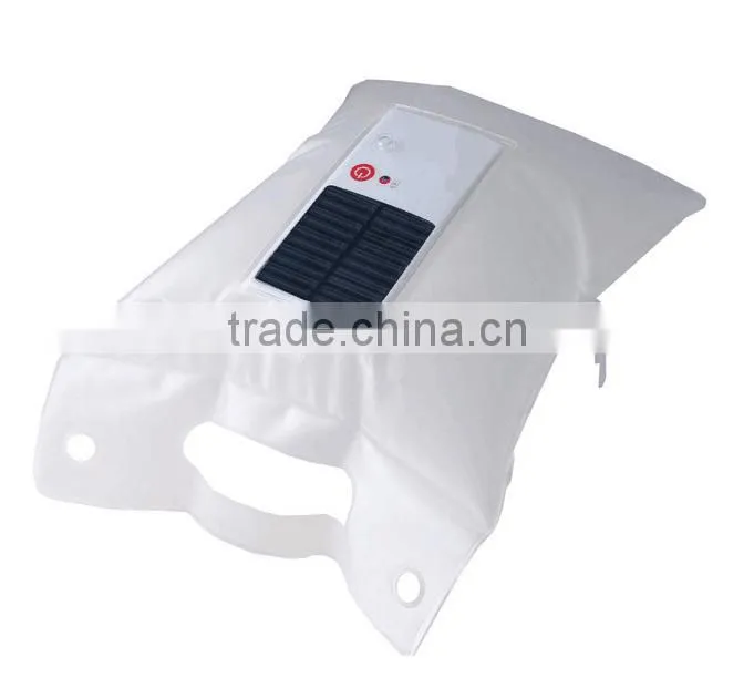 Fashion Solar Outdoor Light Portable Waterproof Folding Inflatable tent Camping lantern Emergency lamp