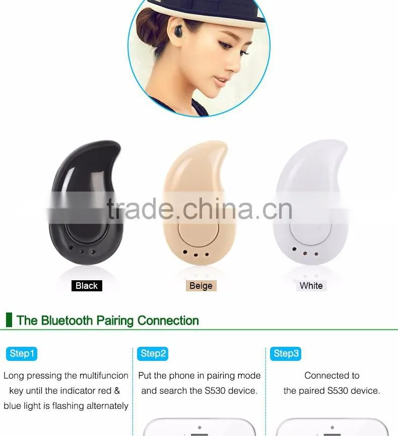 Factory supply earphone for iphone 6 new bluetooth earphone with 3.5mm jack