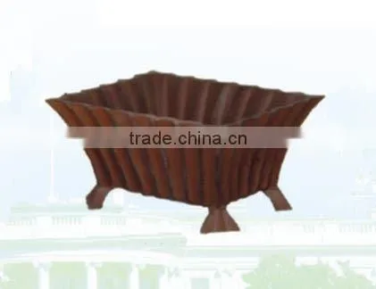 Factory supply cast iron small decorative flower pot