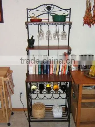 Baker's Style Wine and Glass Rack