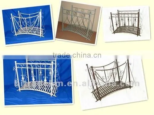 metal garden bridge