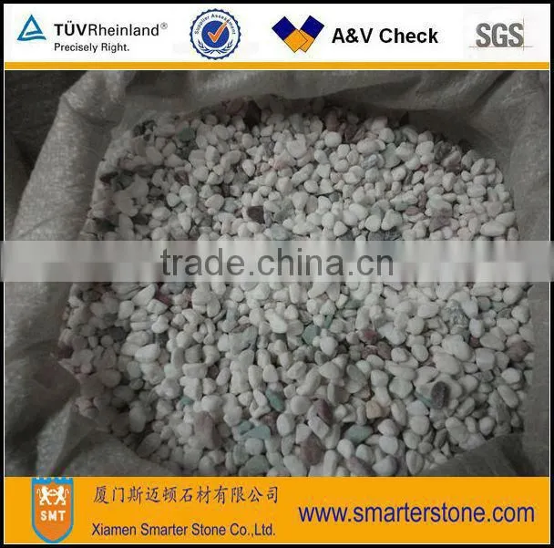Cheap Mixed Color Gravel Stone