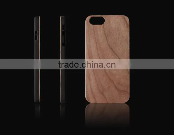 Natural Wooden Wood Bamboo Phone Case For Apple iPhone 6 6s/ Plus 5/5s Cover