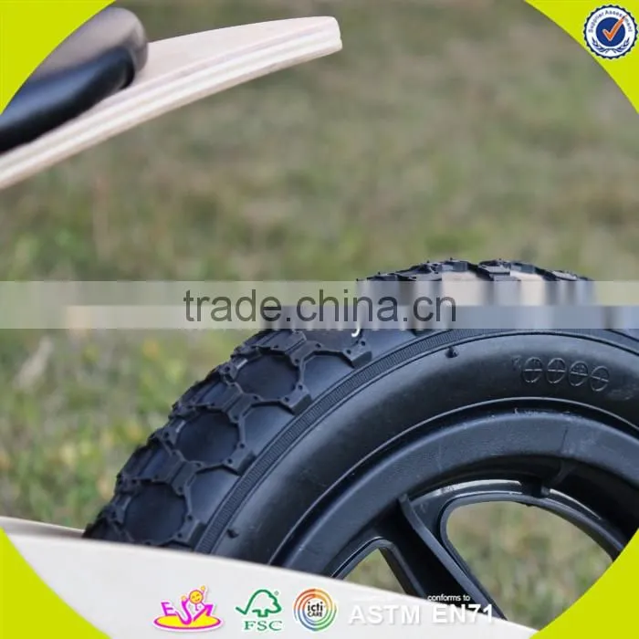 2017 New design wooden kids balance bike best sale wooden kids balance bike top fashion wooden kids balance bike W16C155