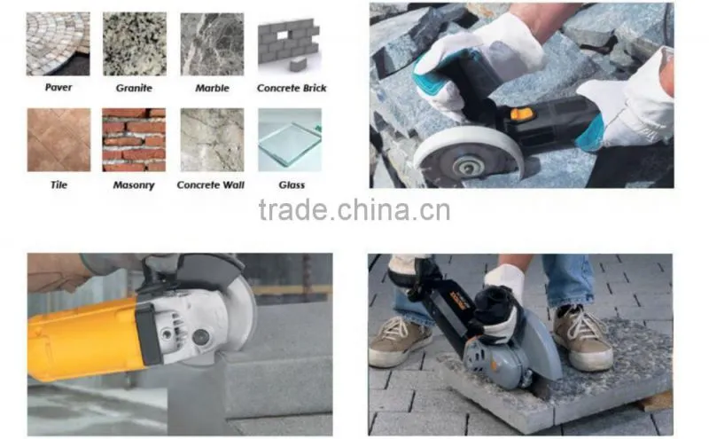 Segment dry cutting diamond saw blade for stone