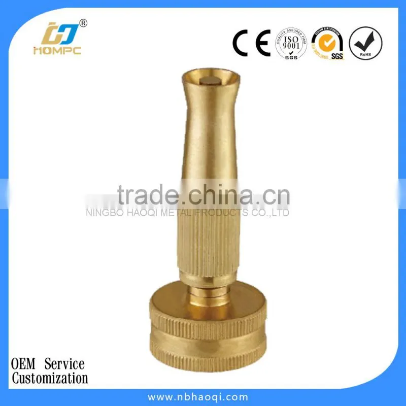 High pressure garden brass nozzle spray