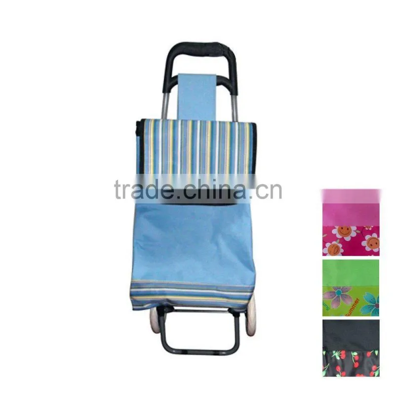 Folding Wheeled Grocery Shopping Trolley Bag