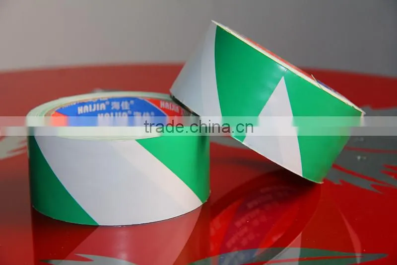 double color light reflective PVC Non slip floor tape for warning and sign
