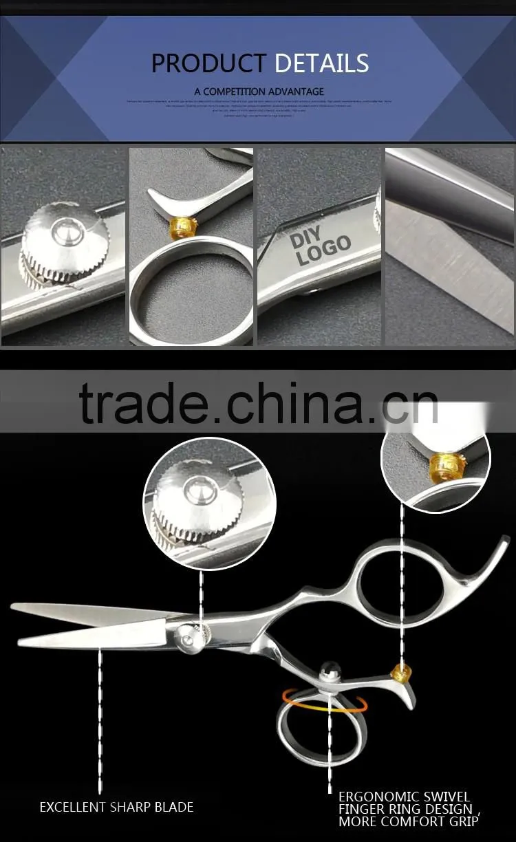 QJ-HS167 Professional Hairdressing Scissors Barber Hair Cutting Razor Scissors