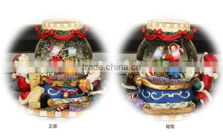 Decoration Christmas Gifts snow globe Resin snow globe crafts