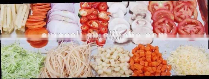 Restaurant vegetable cutting machine price/multifunctional vegetable seed