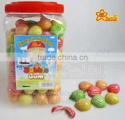 Hot-air Balloon Shape Fruity Flavour Bubble Gum
