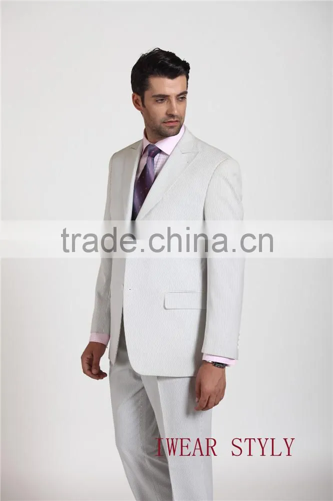 Stripe 2PCS business suits for man / jacket & pant