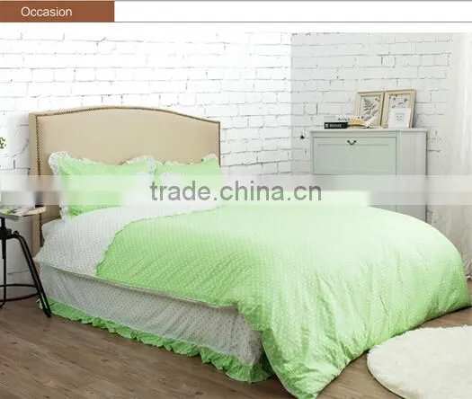 100% cotton spot printed bed linen set/duvet cover set