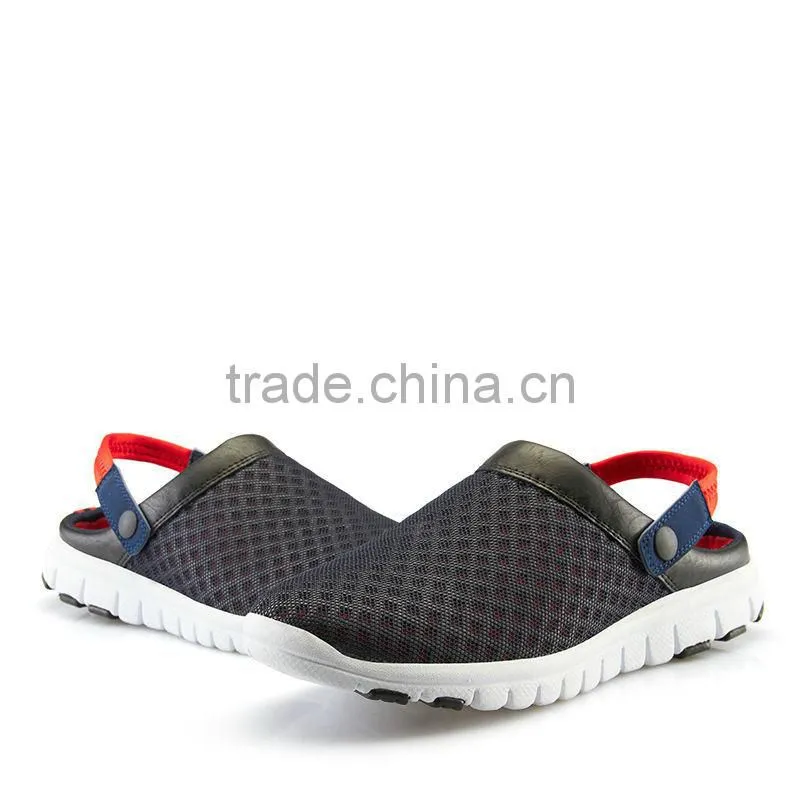 summer mesh casual shoes slippers fashion for male, high quality men fashion casual shoes from jinjiang factory
