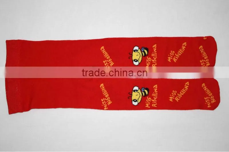 baby bee design red tights