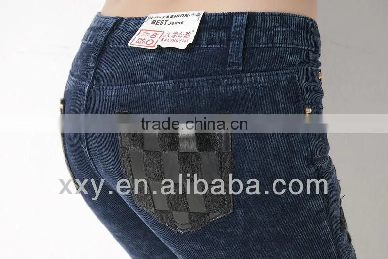 2012 New Cool Plus Size Stretch Jeans for Women Dark Color