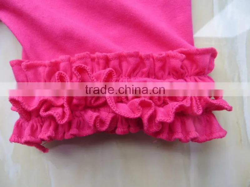 Wholesale Baby summer Small Ruffle triple Shorts 20 Kinds Different Color solid