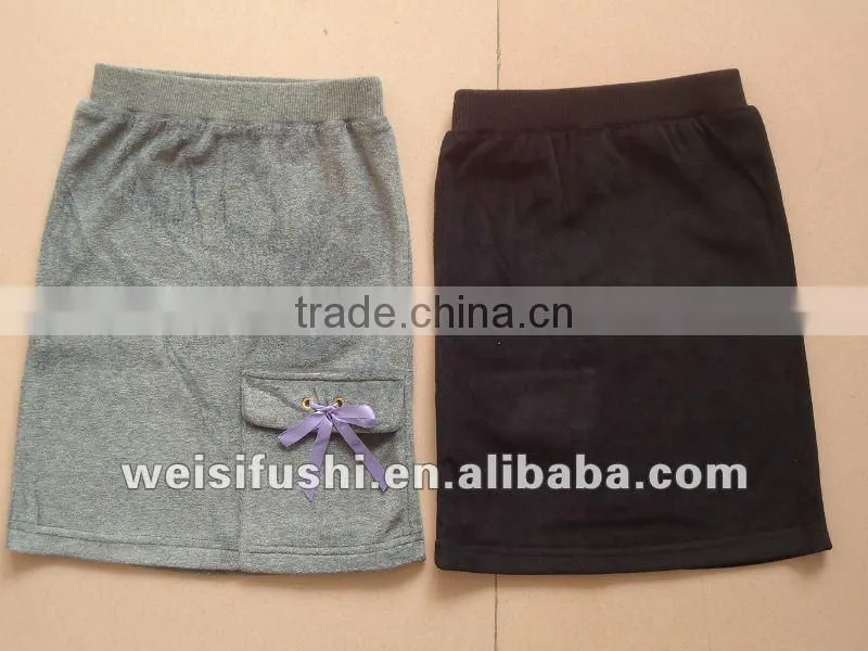 Girls Winter Velour Skirts Dresses