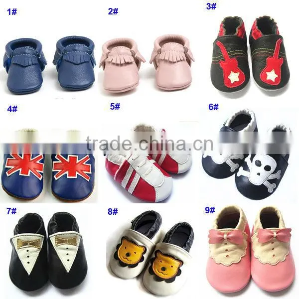 baby slippers soft leather baby shoes