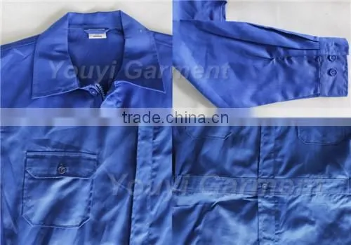 Shenzhen manufacture workwear product type soft and breathable mens 100 cotton work clothing