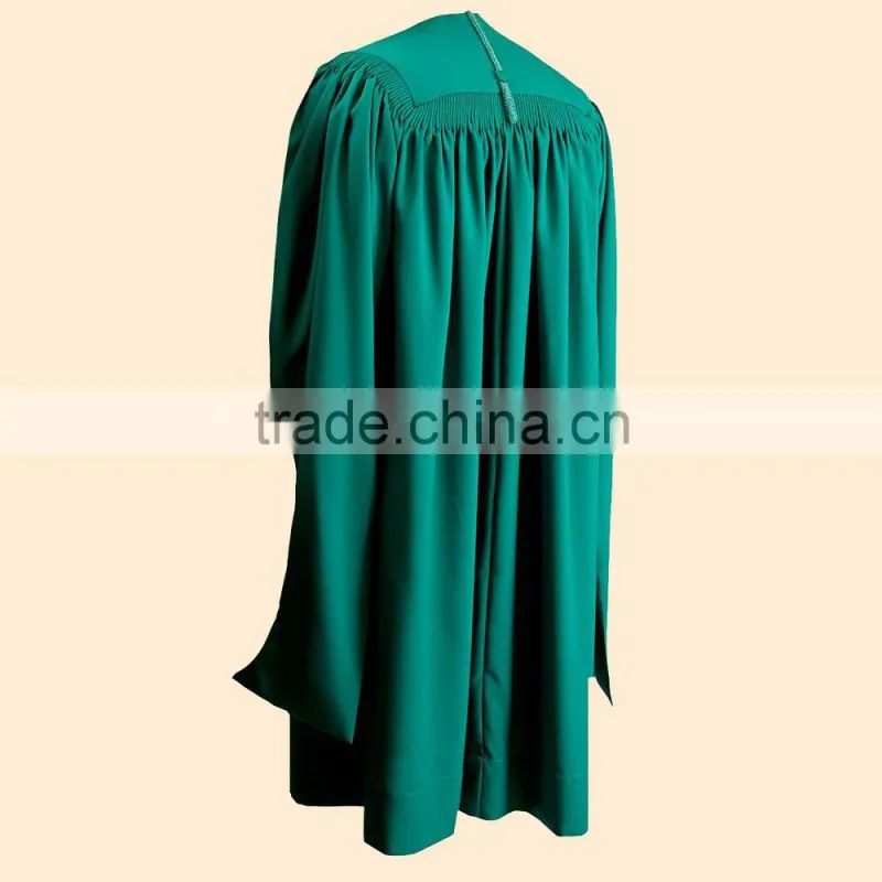 Premium green Masters graduation Gown