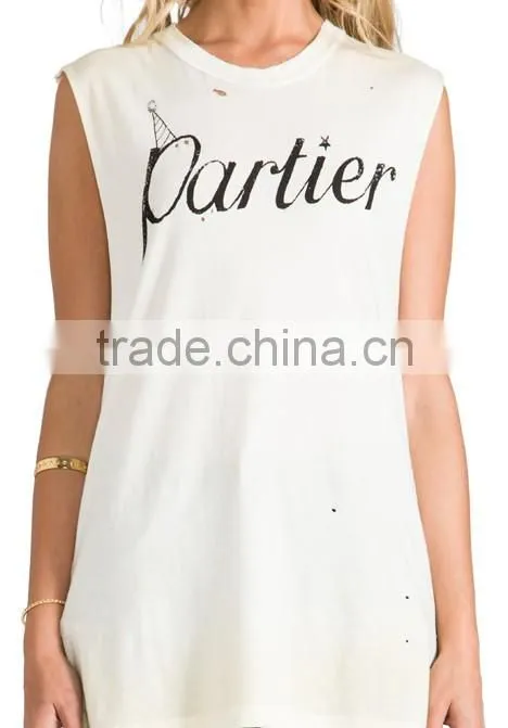 custom company logo bright color tank tops