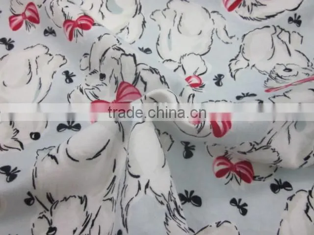 100% cotton printed flannel fabrics