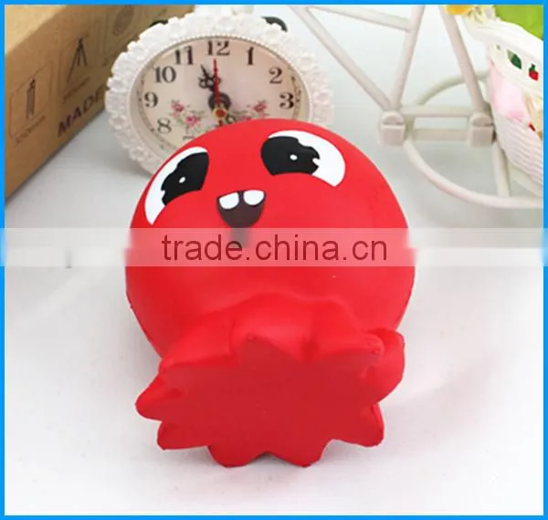 America hot selling kawaii slow rising squishy octopus toys for stress release