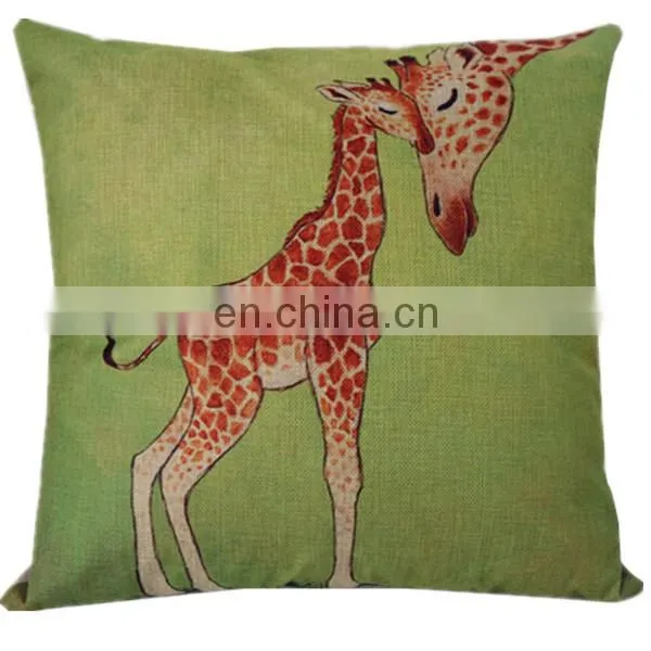 Promotional cheap home decorative cushion cover custom fashion 50x50 linen pillow cover