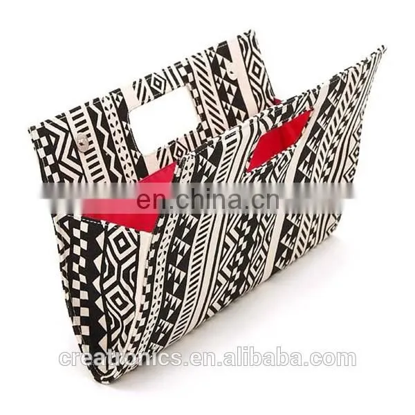 CR Famous brand manufacturer irregularly geometric pattern design rectangle popular top quality ladies dinner party handbags