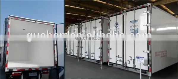 Custom-made Refrigerator Truck Body; Fiberglass +PU+Fiberglass