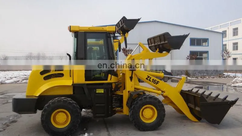 4WD mini wheel loader agriculture steering mini wheel loader with CE approved, quickhitch