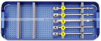 CE & ISO Marked Bone Surgery Instruments Large Fragment Locking Plates Instruments Set Orthopedic Surgical Implants