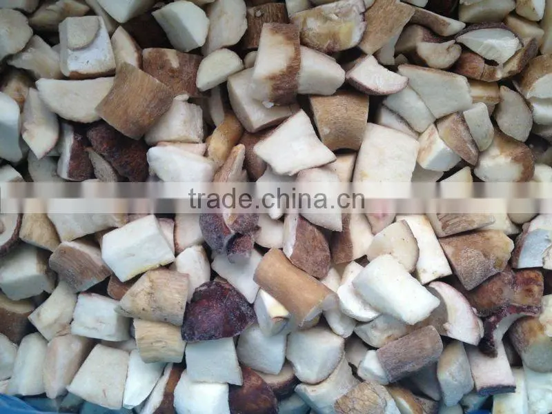 Frozen Boletus Edulis, Cubes, grade A