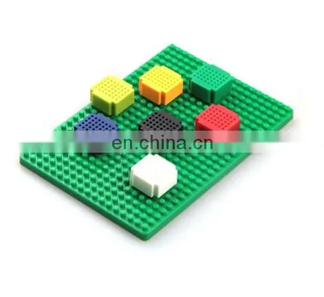 2014 hot sell white ABS metal reed 25 tie-point solderless breadboard