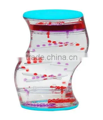 Acrylic promotion Gifts Colorful 3 Minute Liquid Hourglass Timer
