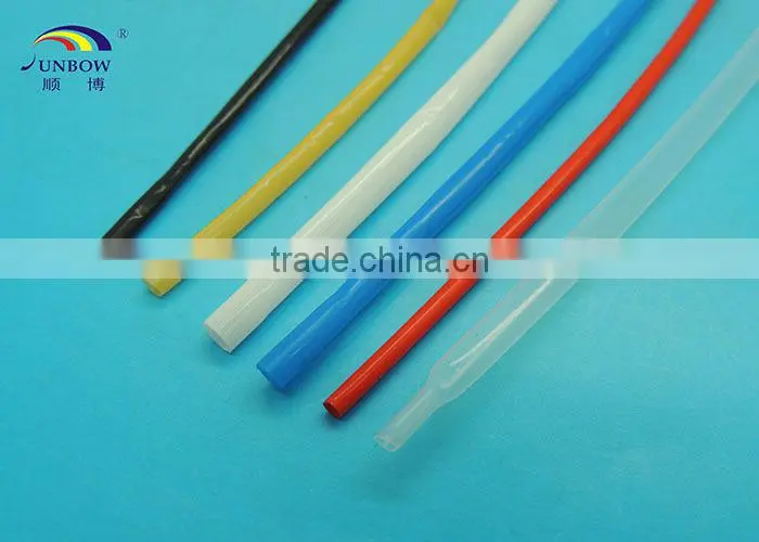 SUNBOW Thin Wall Heat Resistant Flame Retarding Kynar/PVDF Heat Shrink Tubing