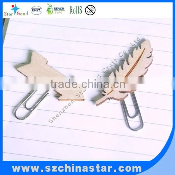 Decorative metal crafts clip for office and promotional gift