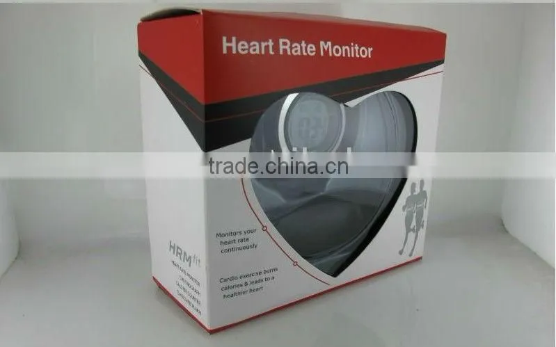 Red Heart Rate Monitor Watch