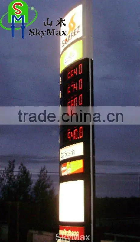 led gas digital sign