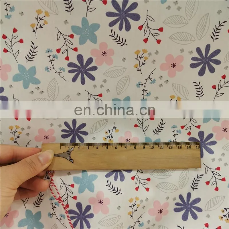 girls pajamas bed curtain fabric Korean version of sweat steam clothing pure cotton fabric small broken cotton printed fabric