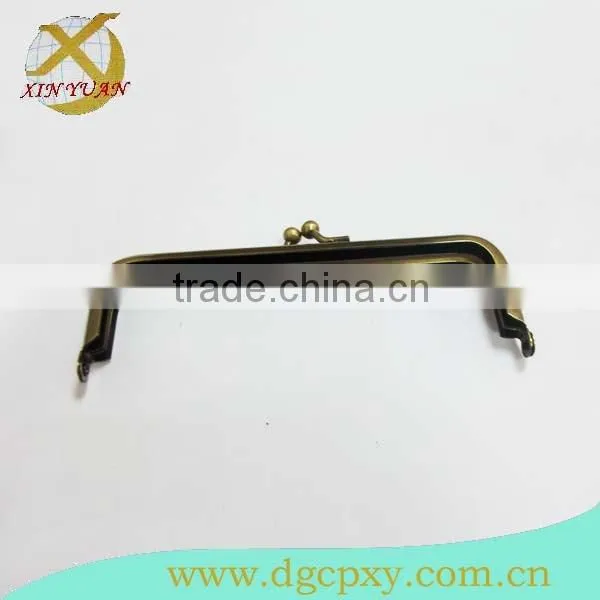 High quality bronze rounded shape with 6.35mm ball Handbags hardware framework