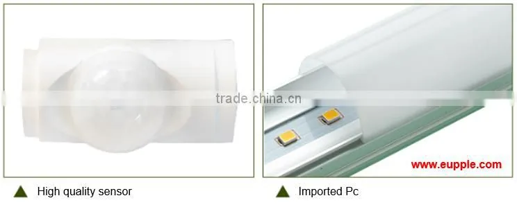 2015 40000pcs/Month Oveaseas Sales T8 Led Tube 86-265v/Ac With Power Led T8 Tube9.5w, t8 led tube motion sensor