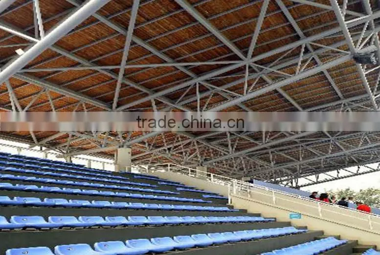 Convenient viewing steel space frame bleacher