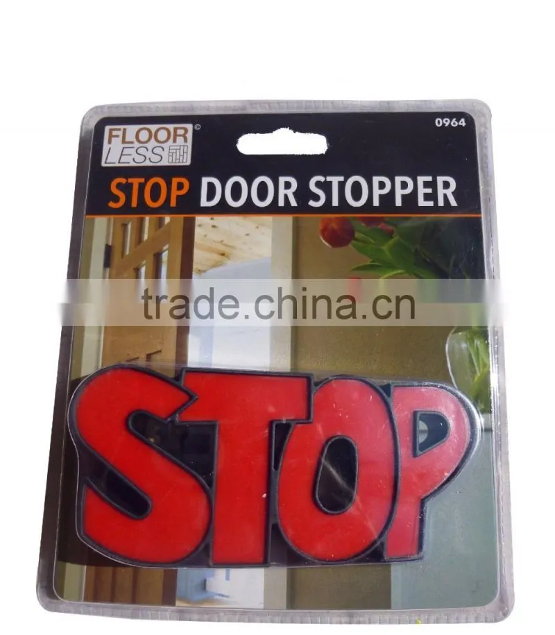 New fashion rubber stop door stopper "STOP" Silicone Door Stopper - Protector & Decorative