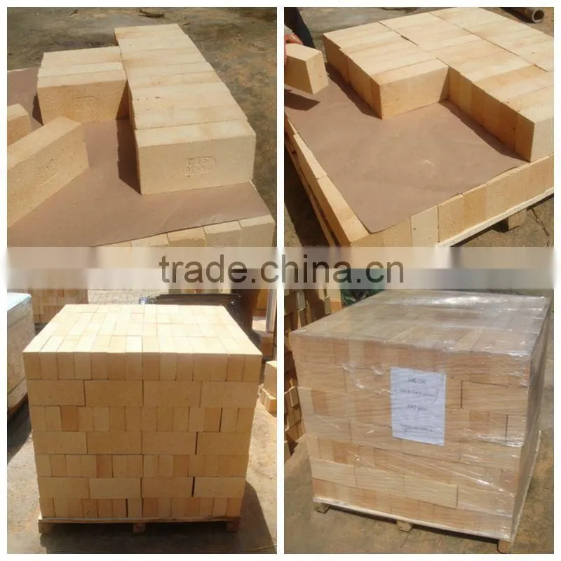 Low Creep fire bricks, high Alumina refractory Bricks for fireplaces