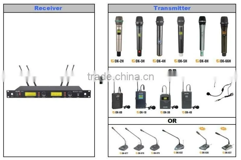 True diversity Wireless Microphone OK-9300/OK-5H